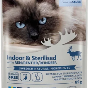 Bozita Cat Wet Food Pouch Sauce Indoor & Sterilized