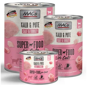 MAC’s våtfoder till katt 6-pack – kalv & kalkon