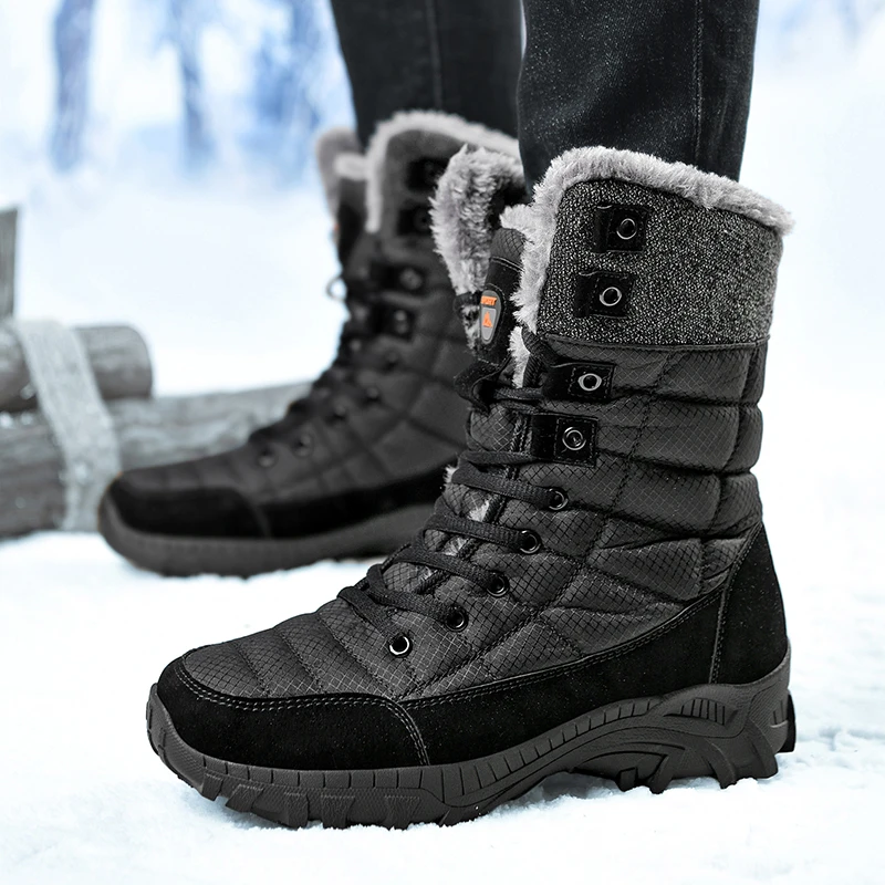 Fodrade Vinterskor Herr | Höga Boots Till Män - Bild 5