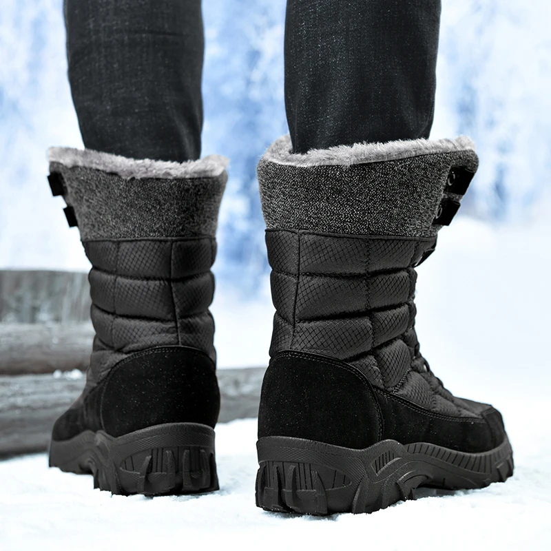 Fodrade Vinterskor Herr | Höga Boots Till Män - Bild 7