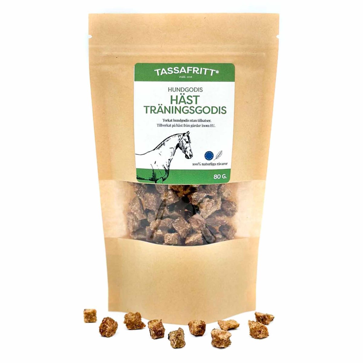TassaFritt träningsgodis häst – 80g