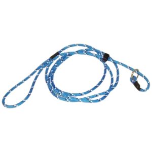 Retrieverkoppel med reflex 180cm – Blå
