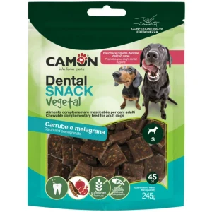 Camon vegetabiliskt hundgodis 245g – johannesört & granatäpple